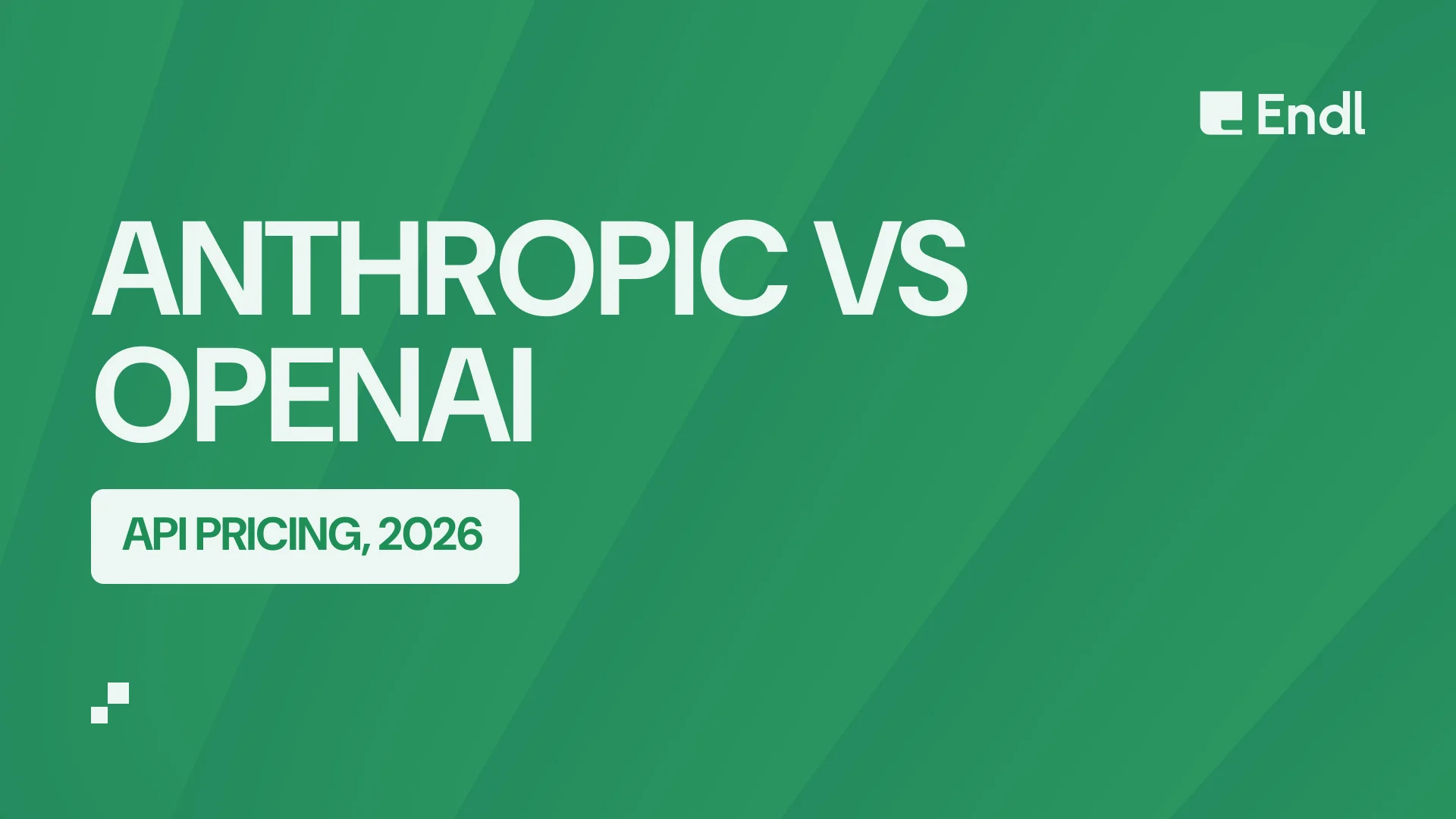 Anthropic vs OpenAI API Pricing (2026 Comparison)