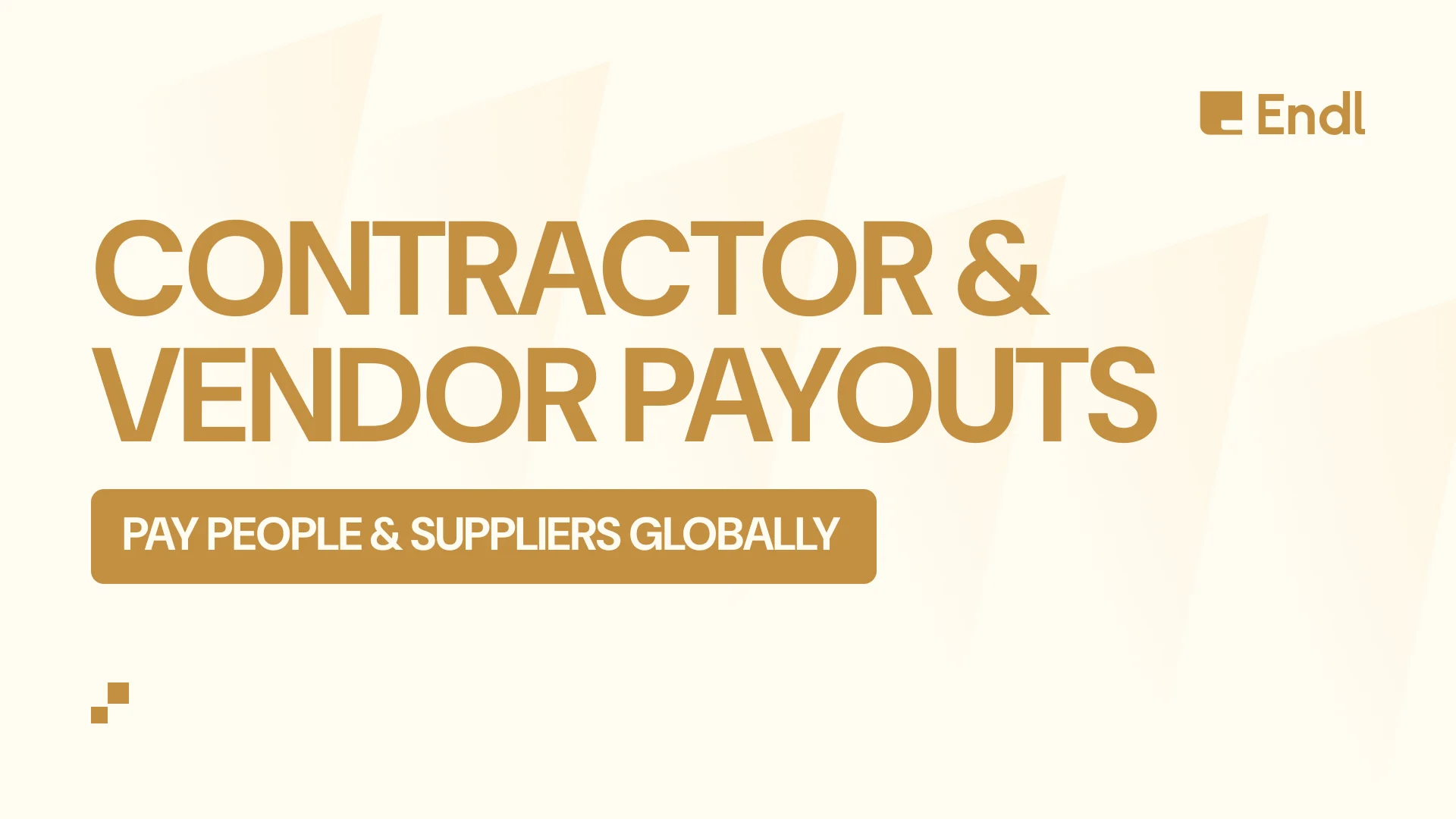 Contractor and Vendor Payouts: Pay People and Suppliers Globally